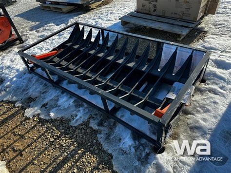 root debris rake skid steer attachment|root rake for sale craigslist.